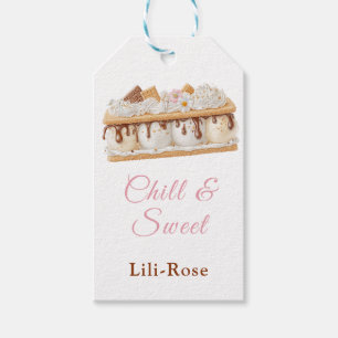 Ice Cream Sandwich Day Watercolor  Gift Tags