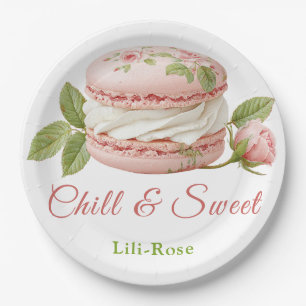 Ice Cream Sandwich Day Watercolor Paper Plate