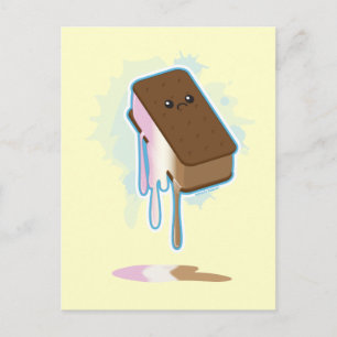 Ice Cream Sandwich Postcard