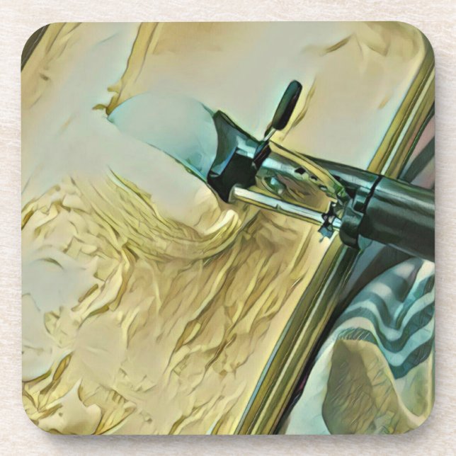 Ice cream scoop cake coaster (Front)