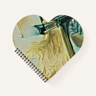 Ice cream scoop cake notebook