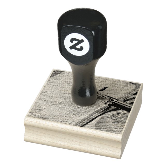 Ice cream scoop cake rubber stamp (Stamp)
