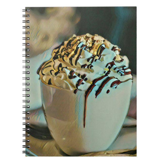Ice cream scoop chocolate notebook (Front)