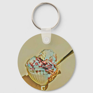 Ice cream scoop key ring