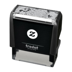 Ice cream scoop self-inking stamp