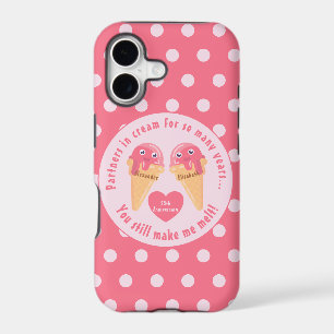 Ice Cream Scoops Cute Romantic Valentine's Day