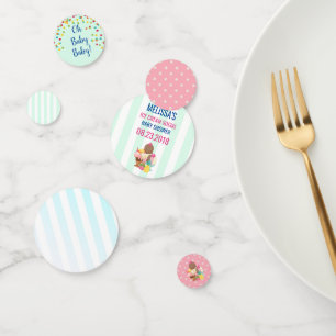 Ice Cream Scoops with Sprinkles Confetti