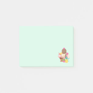 Ice Cream Scoops with Sprinkles Post-it Notes
