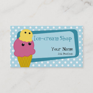 Ice-cream Shop Business card