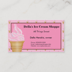 Ice Cream Shop  Business Cards