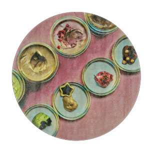 Ice cream shop decor cutting board