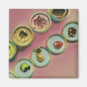 Ice cream shop decor magnet