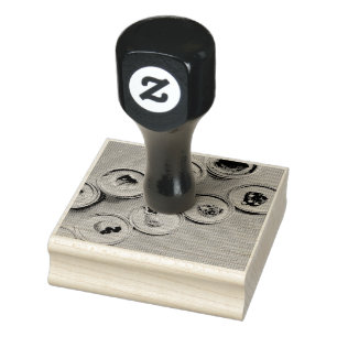 Ice cream shop decor rubber stamp
