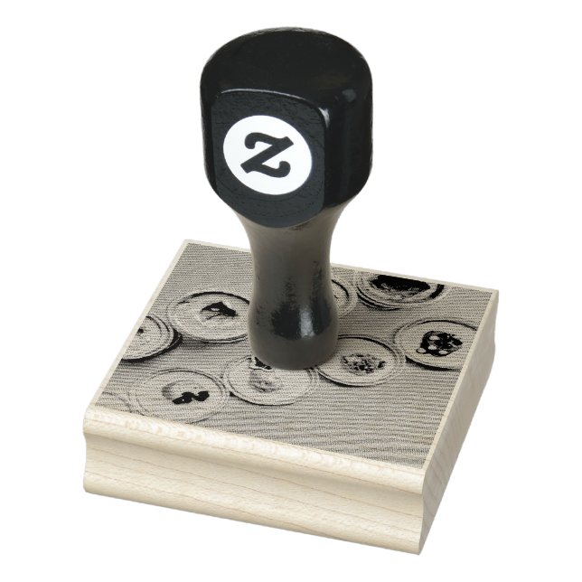 Ice cream shop decor rubber stamp (Stamp)