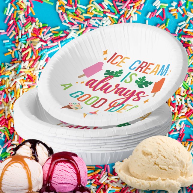 Ice Cream Social  Paper Plate (Creator Uploaded)