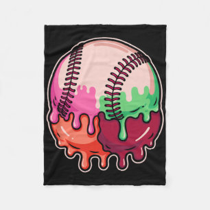 Ice Cream Softll Sell Drip For Men Women Boys Fleece Blanket