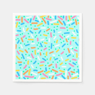 Ice cream sprinkle napkins