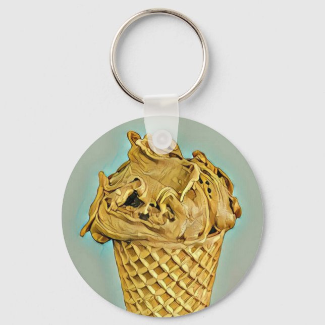 Ice cream sprinkles key ring (Front)