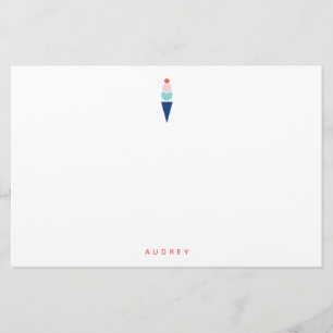 Ice Cream Stationery