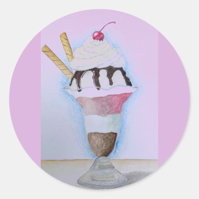 Ice cream Sticker (Front)