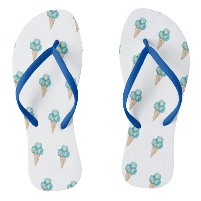 Ice cream summer party favour  thongs (Footbed)
