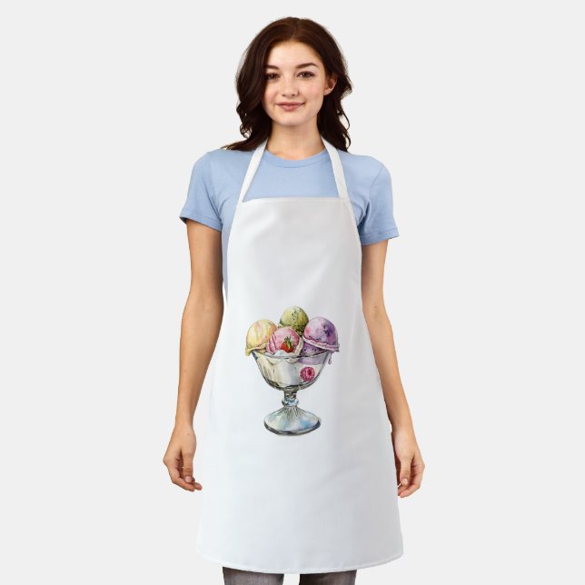 Ice-cream Sundae Apron (Worn)