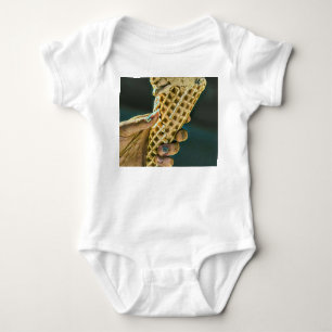 Ice cream sundae for kids baby bodysuit