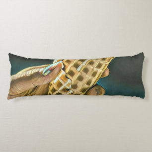 Ice cream sundae for kids body cushion