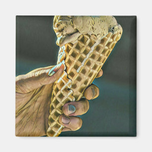 Ice cream sundae for kids magnet