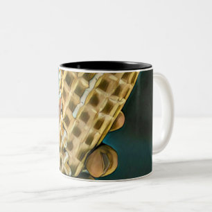 Ice cream sundae for kids Two-Tone coffee mug