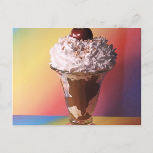 Ice Cream Sundae Postcard (Front)