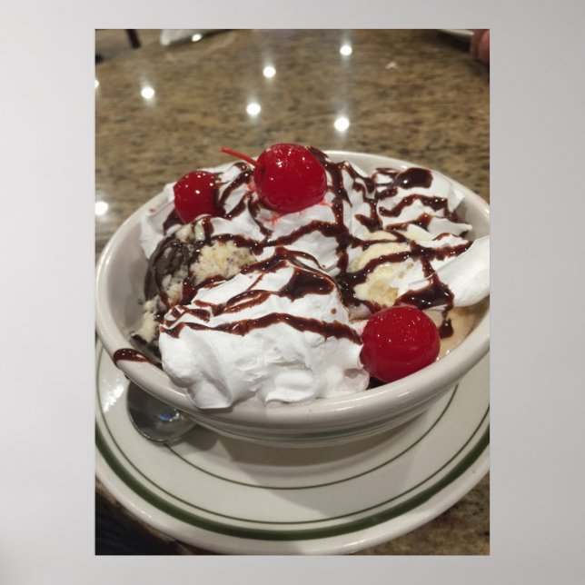 Ice Cream Sundae Poster (Front)