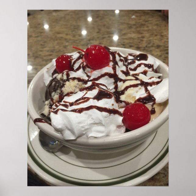 Ice Cream Sundae Poster (Front)
