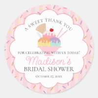 Ice Cream Sundae Scooped Up Sweet Bridal Shower