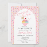 Ice Cream Sundae Sprinkled with Love Baby Shower