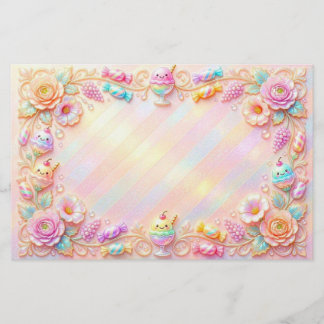 Ice Cream Sundae Stationery