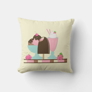 Ice Cream Sundae Summery Treats Cushion