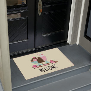 Ice Cream Sweet Treats Welcome Doormat