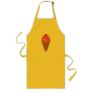 ice cream sweetcream   long apron