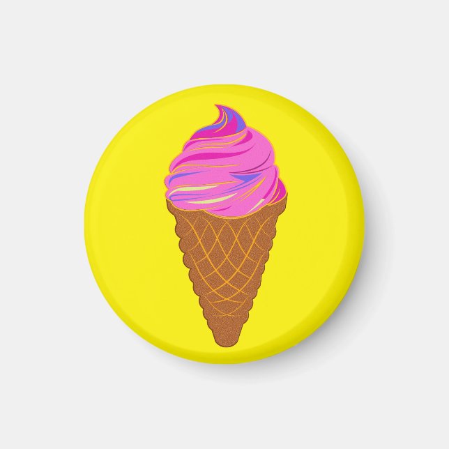 ice cream sweetcream   magnet (Front)