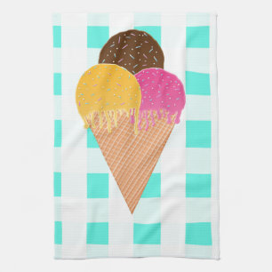 Ice-cream Tea Towel