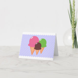 Ice Cream Thank You Cards