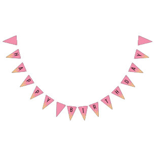 Ice Cream Theme Party Bunting