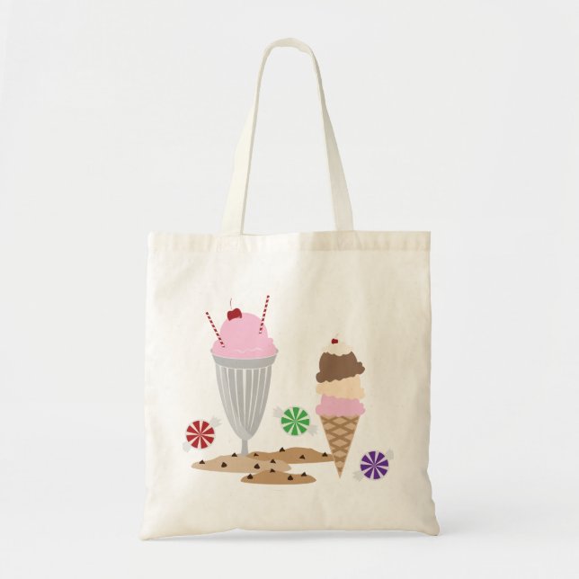 Ice Cream Treats Tote Bag (Front)