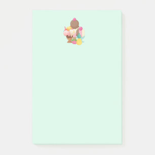 Ice Cream Trio Neopolitan Flavour Post-it Notes