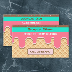 Ice Cream Truck Business Card