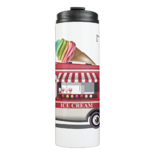 Ice Cream Truck custom name tumbler