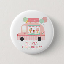Ice Cream Truck Personalised Name Age Birthday