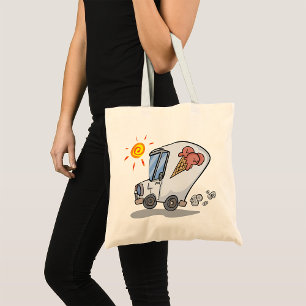 Ice Cream Truck Tote Bag