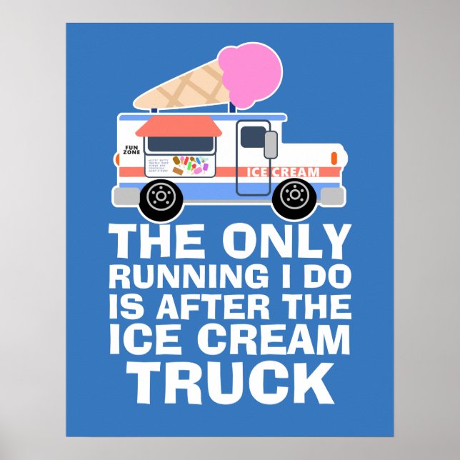Ice Cream Truck Workout Poster (Front)